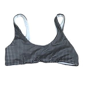 LA HEARTS GINGHAM PRINT BIKINI SET